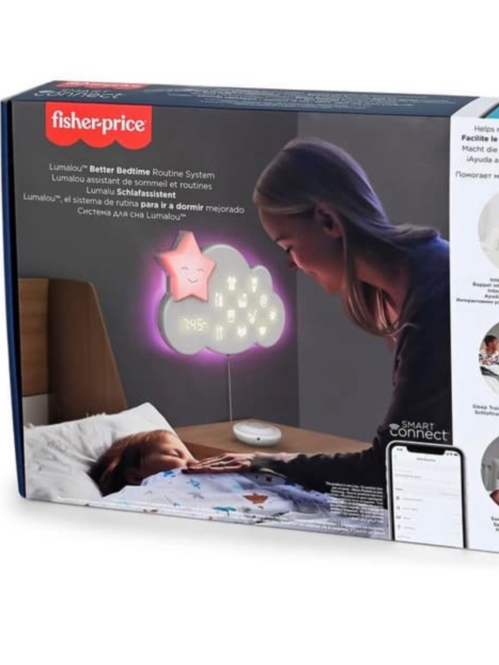 NWT Fisher-Price Lumalou Better Bedtime Routine System Smart Connect Baby Kids
